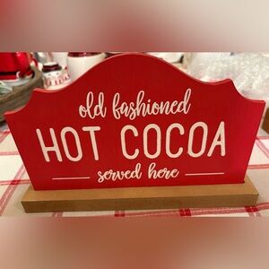 Red Hot Cocoa Sign